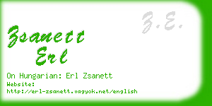 zsanett erl business card